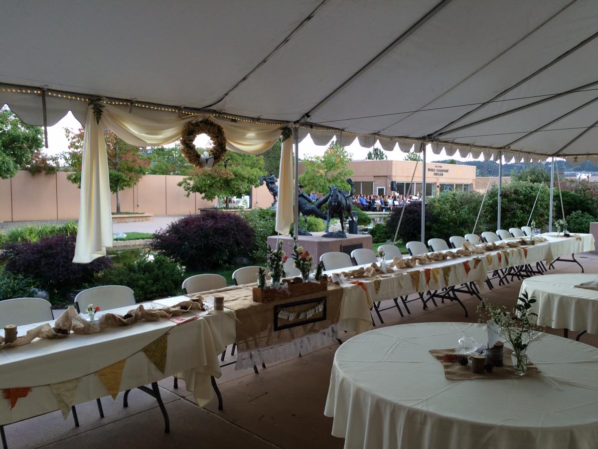 ProRodeo Hall of Fame Tent Rental Venue10